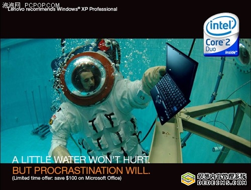 ThinkPad最新广告设计:高原水底加极度深寒